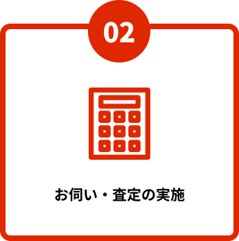 お伺い・査定の実施