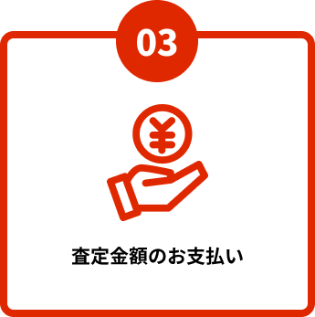 査定金額のお支払い